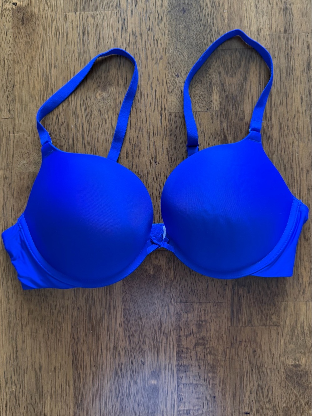 Blue Women's push up Bra - Victoria Secret 36C